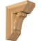 Ekena Millwork Legacy Slat Rough Sawn Bracket w/ Offset Brace, Western Red Cedar, 8"W x 18"D x 22"H BKT0806X18X22LEC06RWR - alternate 1
